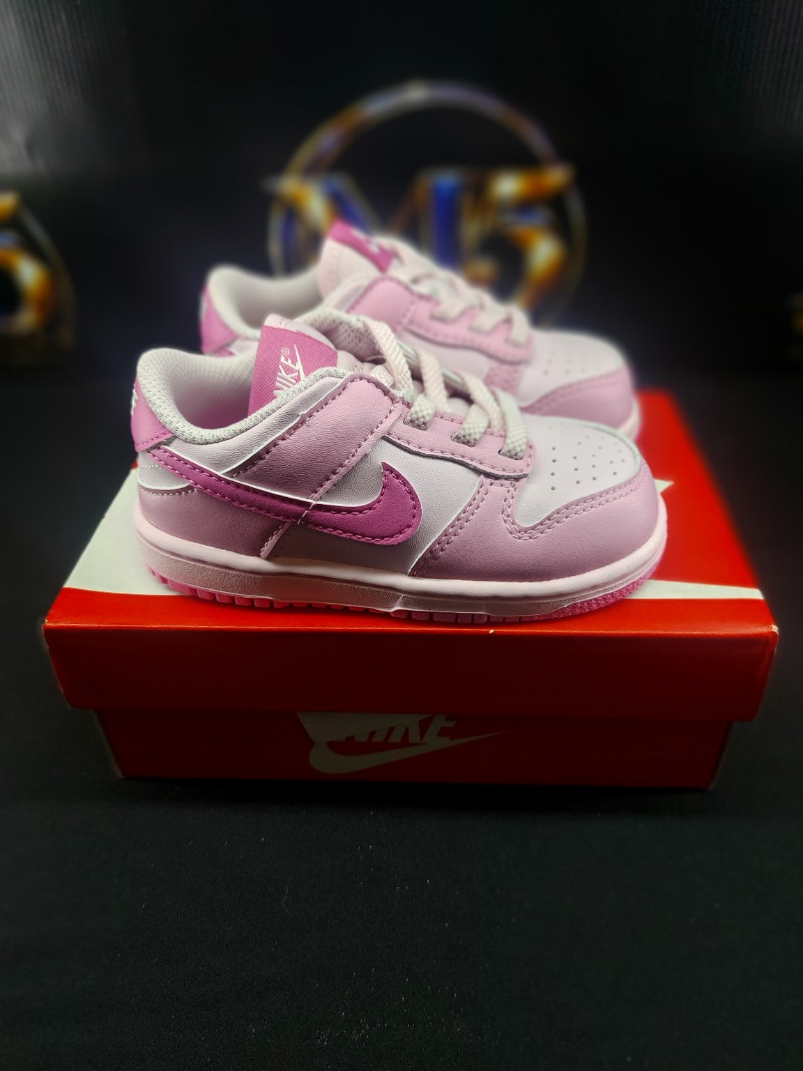 Nike Dunk Low toddler Pink Rise Playful Pink photo 1