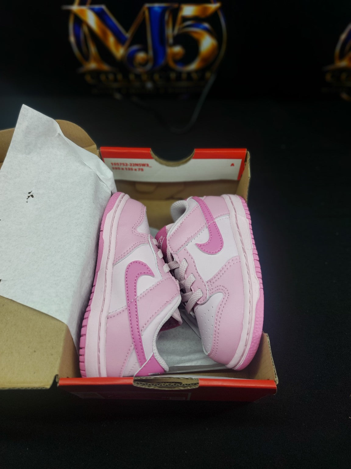 Nike Dunk Low toddler Pink Rise Playful Pink photo 2