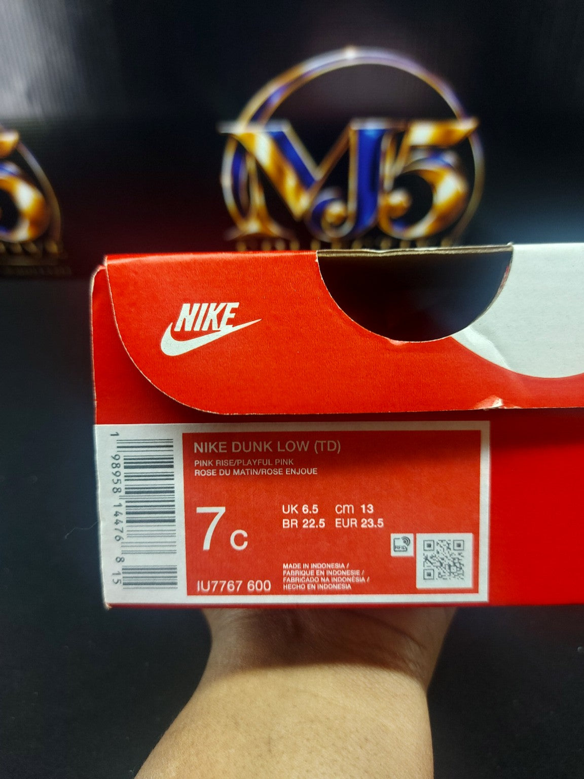Nike Dunk Low toddler Pink Rise Playful Pink photo 3
