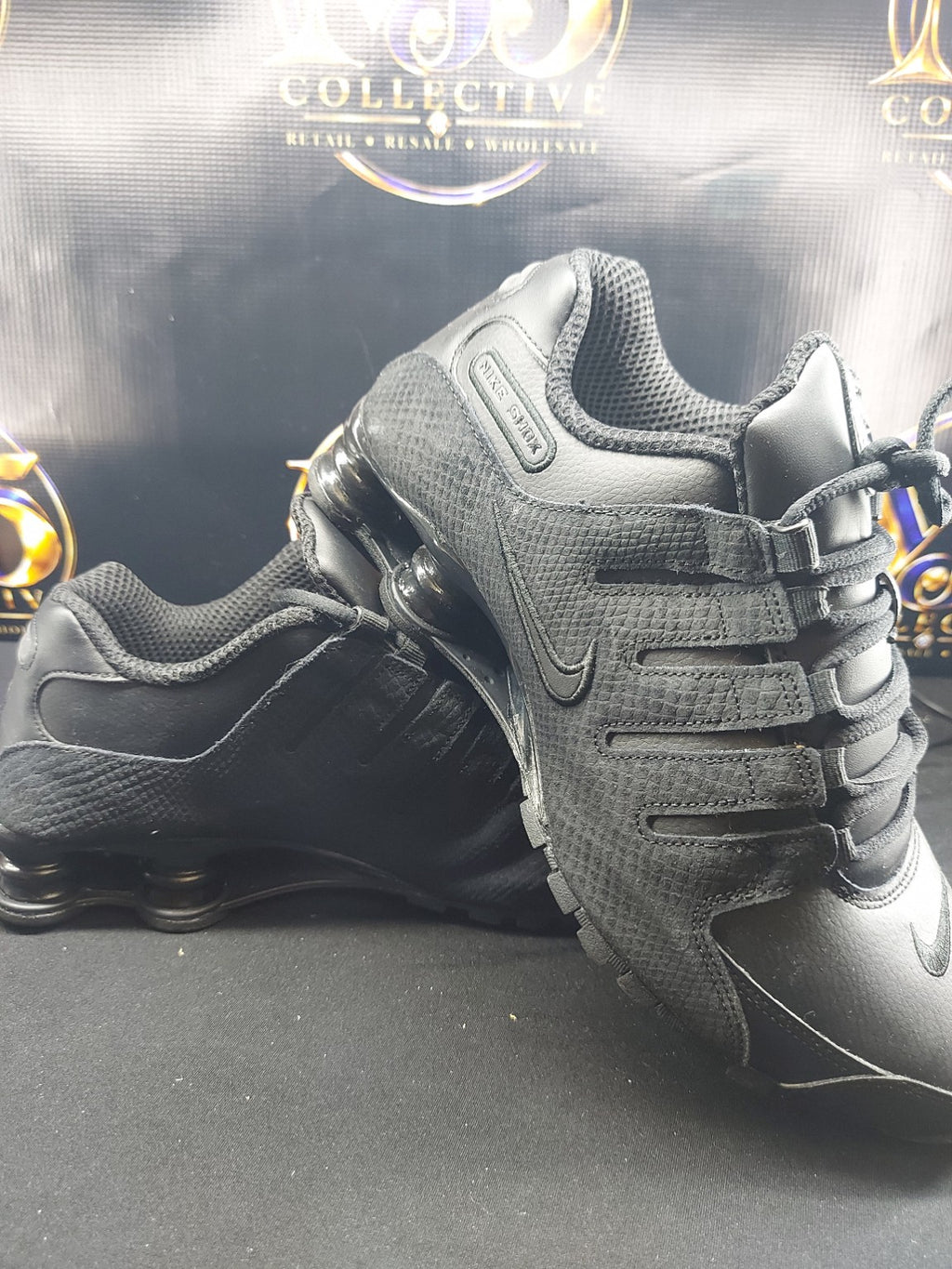 Nike Shox NZ black men's size 10 original photo 3