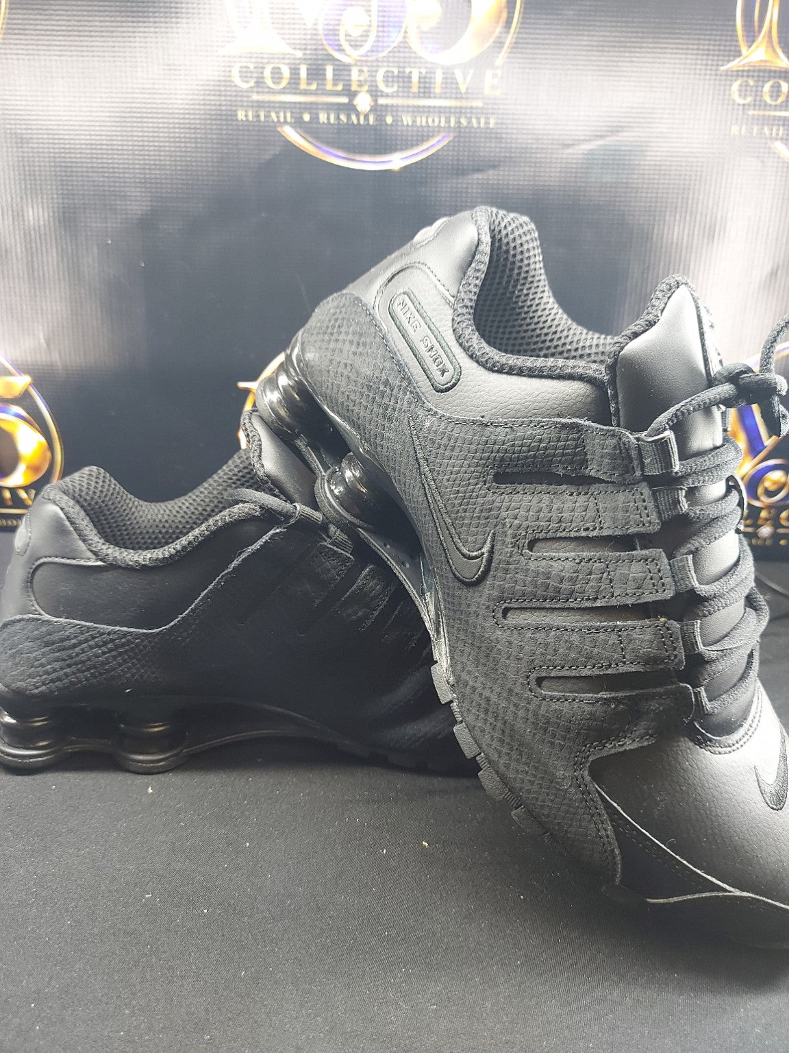 Nike Shox NZ black men's size 10 original photo 3