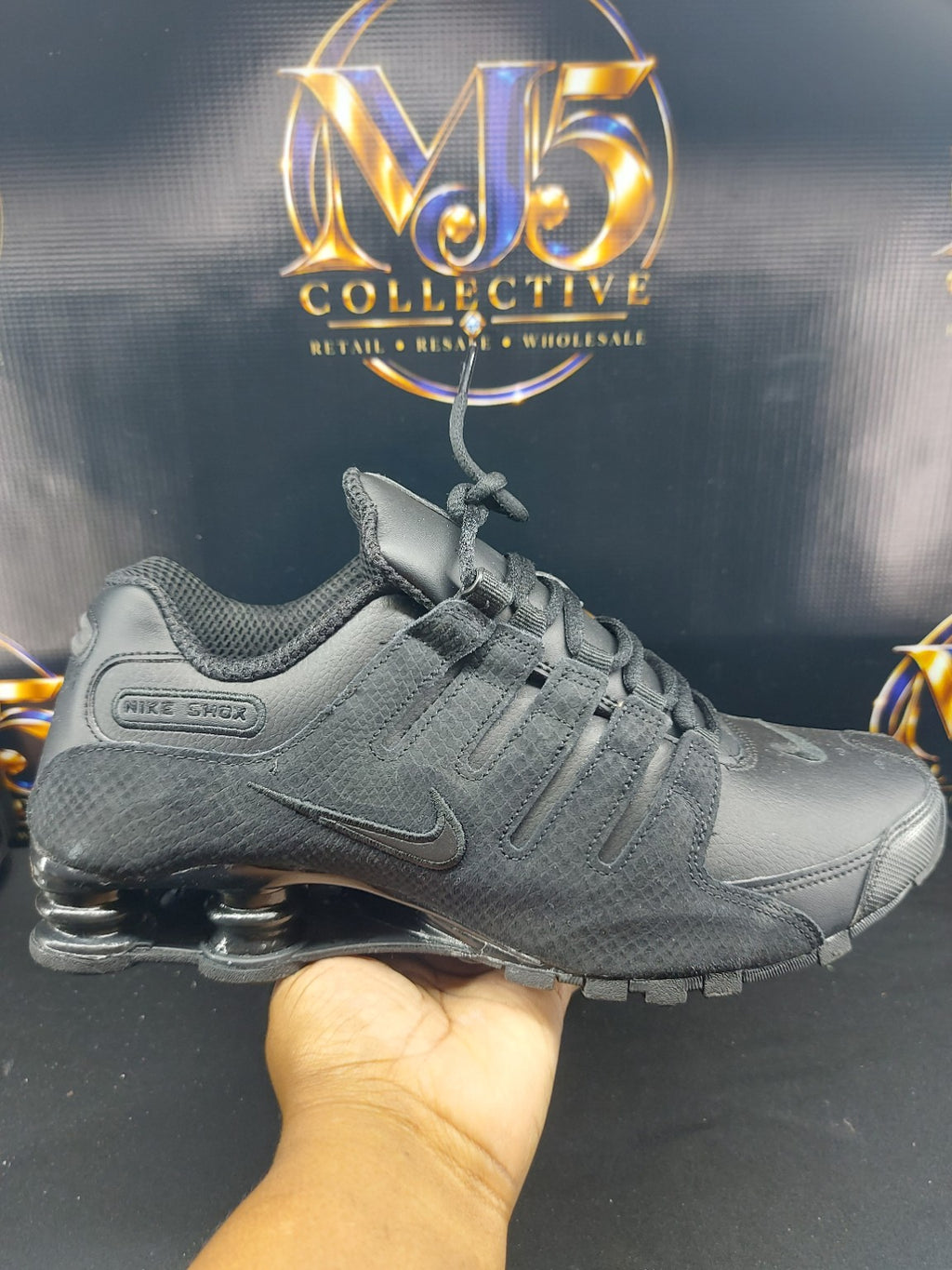 Nike Shox NZ black men's size 10 original photo 5