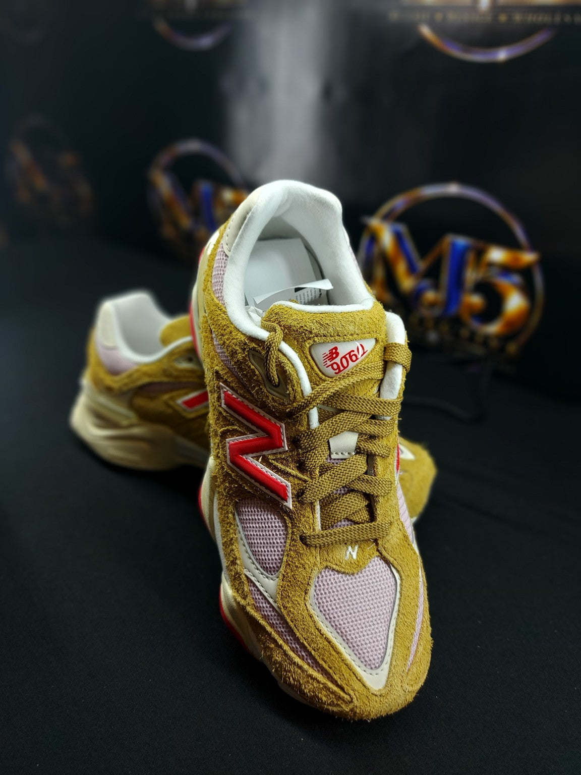 New Balance 9060 Beige Pink front view