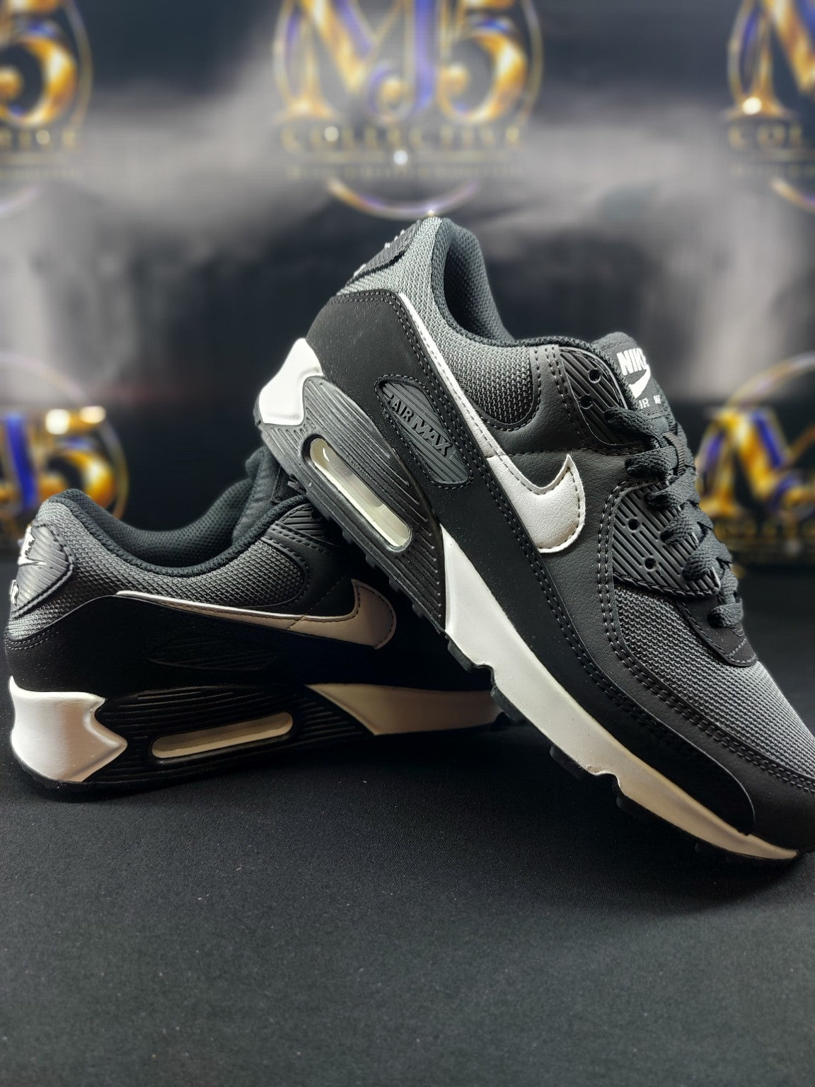 Nike Air Max 90 CN8490-002 men's size 10 Iron Grey Black White