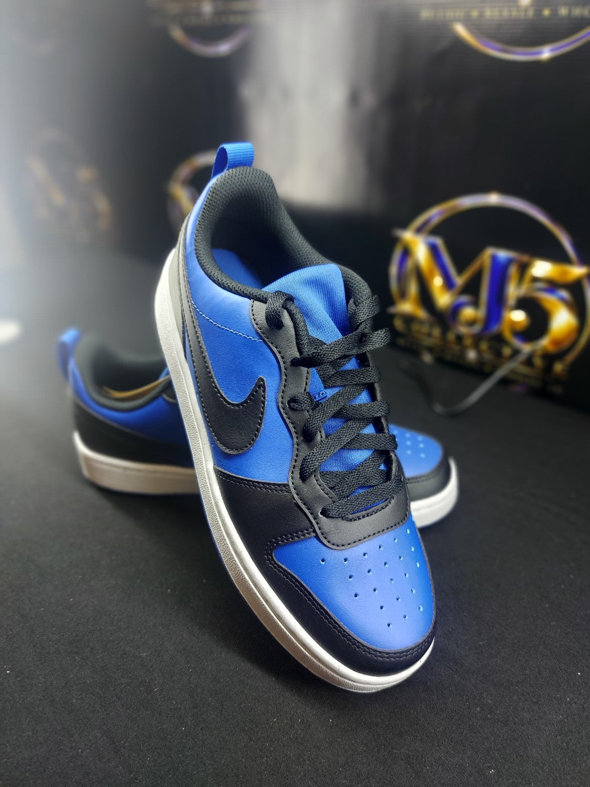Nike Court Borough Low Recraft GS front and side view
