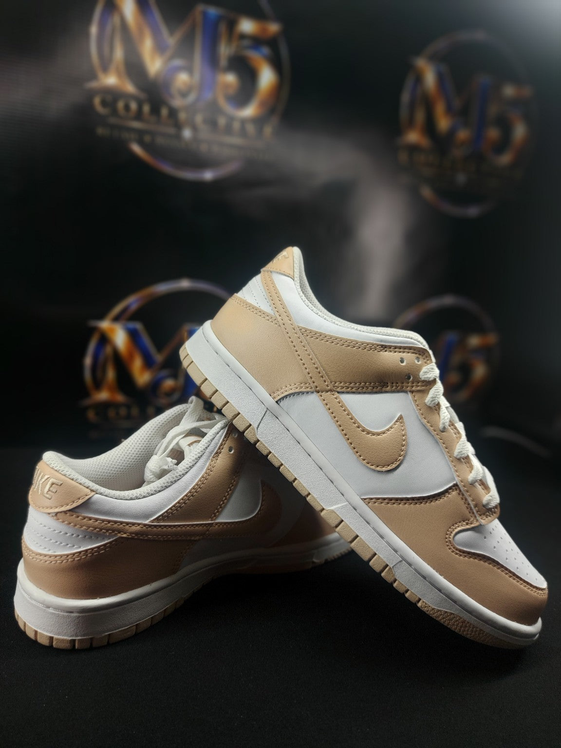 Actual Nike Dunk Low GS White Shimmer 6.5Y photo 5