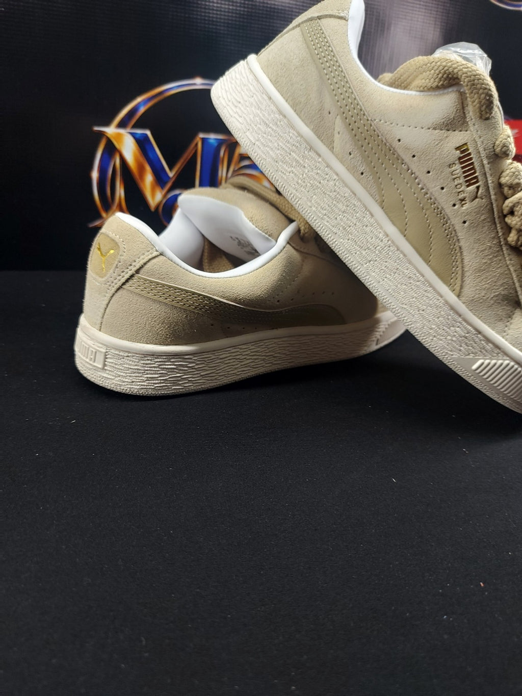 Puma Suede XL beige women's 6 original photo 6