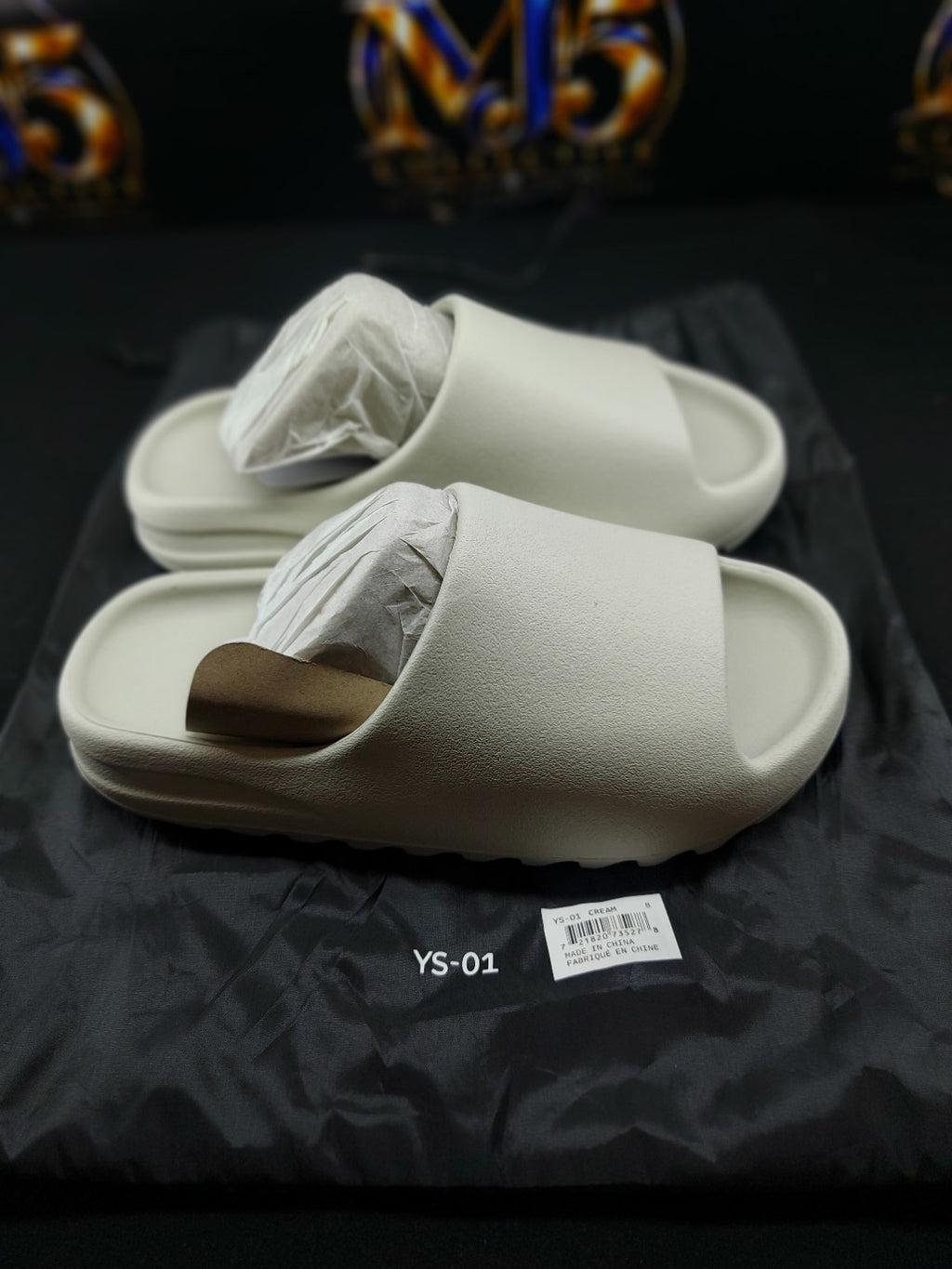 YS-01 Cream foam slides size 8, photo 5